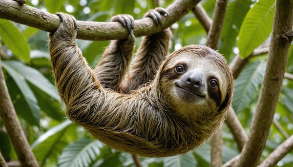 La physique du paresseux : comment peut-il passer autant de temps suspendu ?