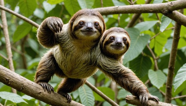 La migration des paresseux : un voyage d'arbre en arbre